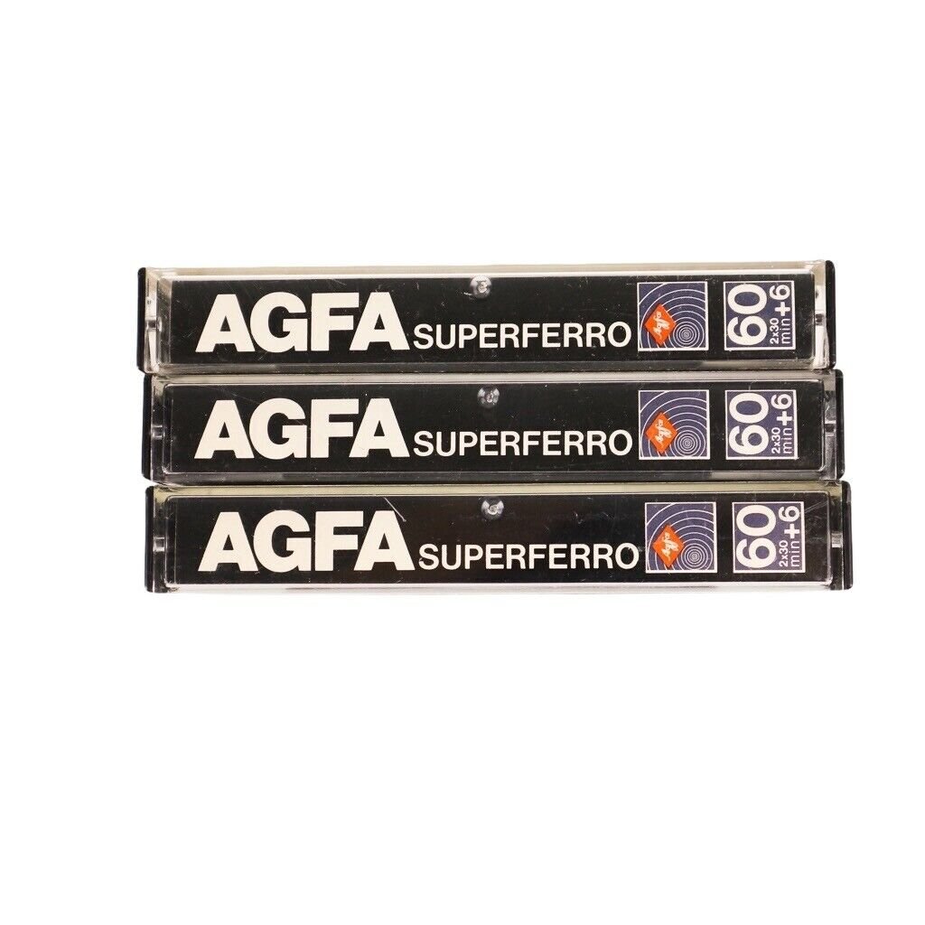 AGFA SUPERFERRO Dynamic Type I 60+6 USED AUDIO CASSETTE