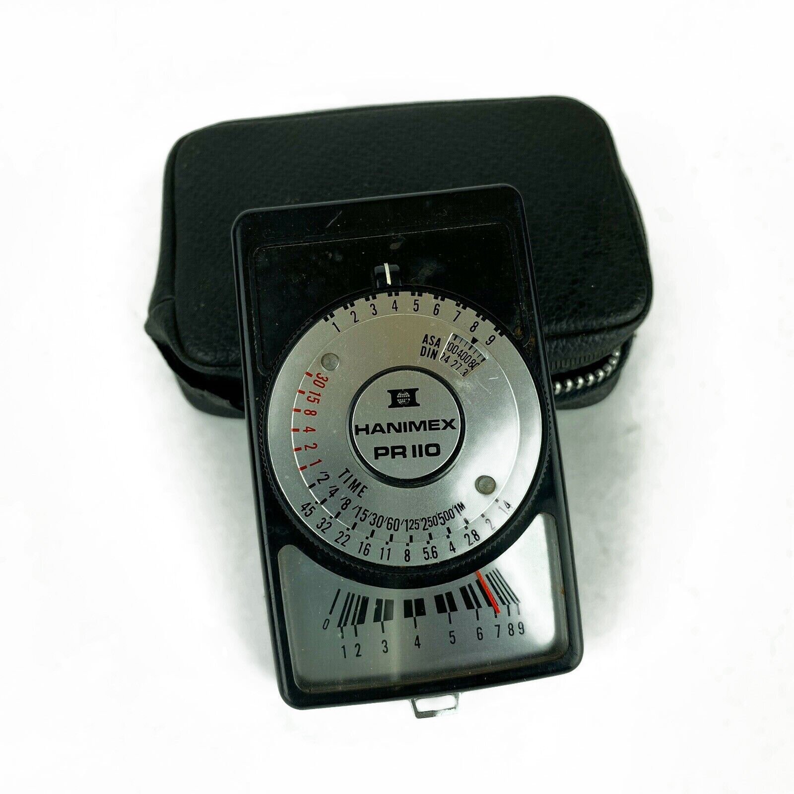 Vintage Hanimex PR110 Light Meter And Case Working In Great Condition