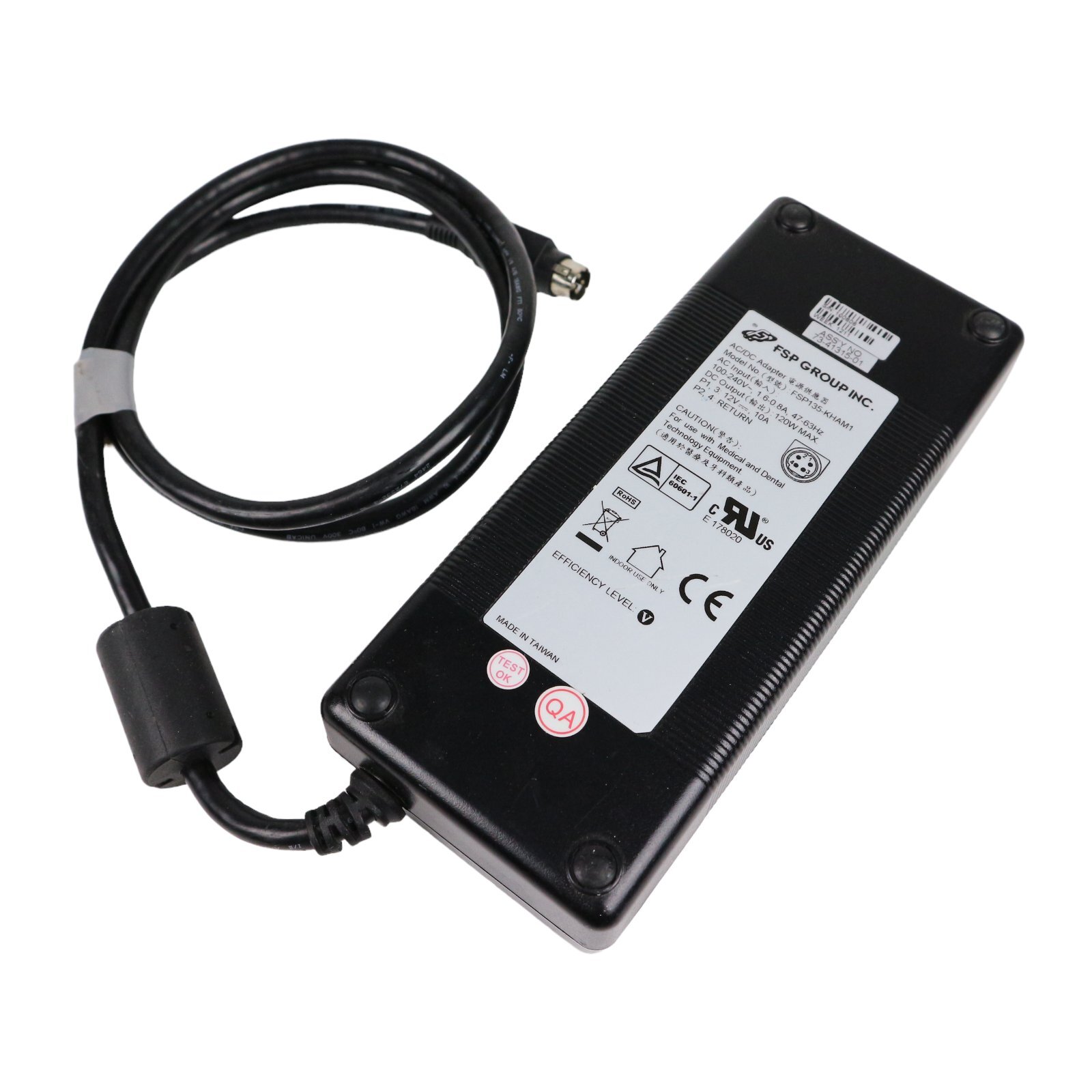 FSP Sparkle Power 4-pin 12V 10A Medical Power Adapter FSP135-KHAM1