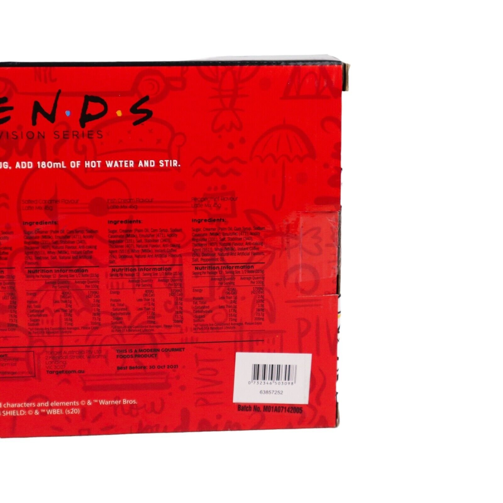 Friends Television Series Coffee Sampler Latte Mix 6pk Bottles Asstd Flavors NIB - Image 7