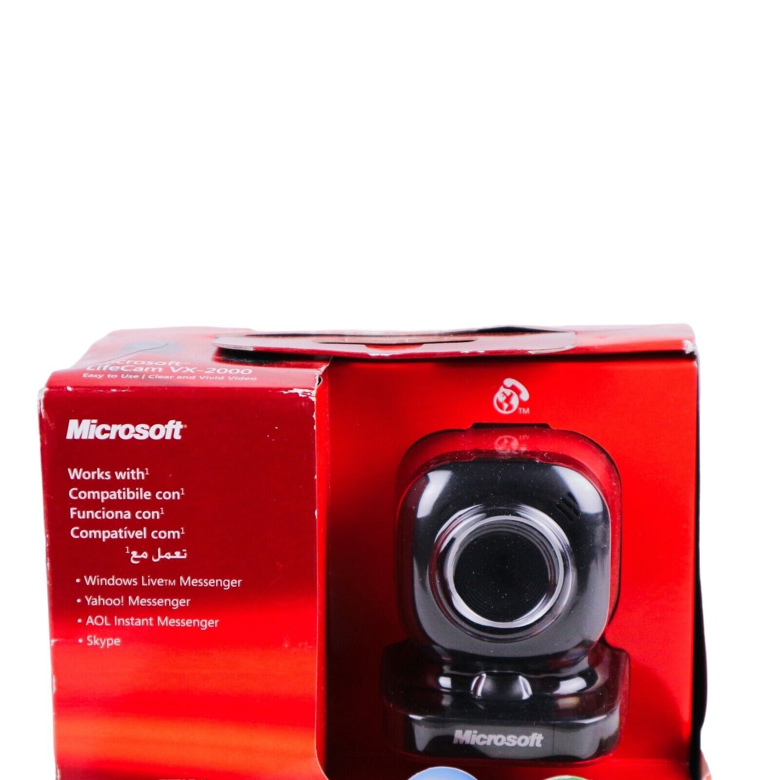Microsoft Lifecam VX-2000 with microphone - Model 1381 - BOXED - Image 2