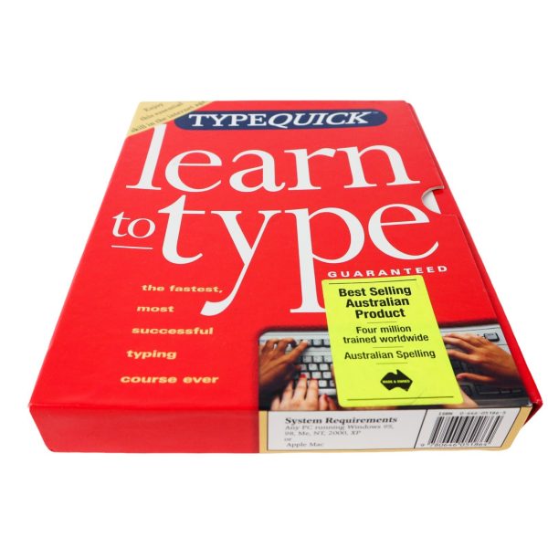 Typequick Learn To Type Vintage Big Box PC/Mac Software Good - photo 1