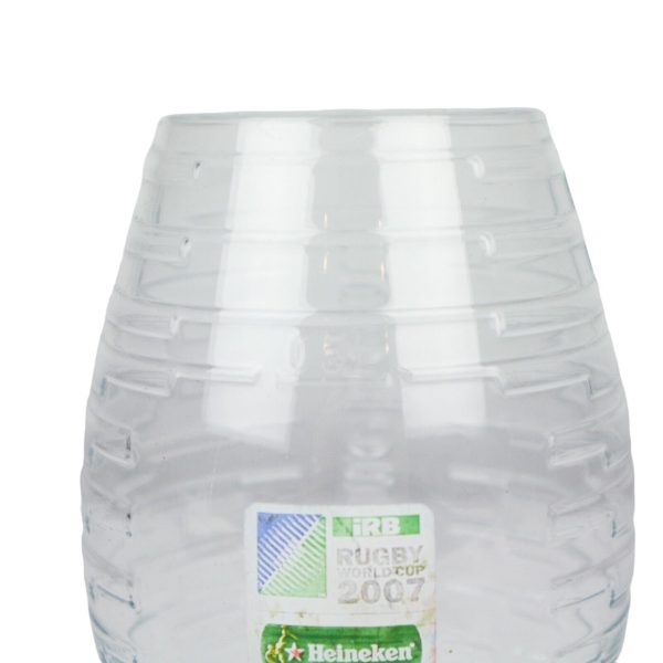 Heineken Rugby World Cup 2007 Football Shape Beer Glass Used - photo 2