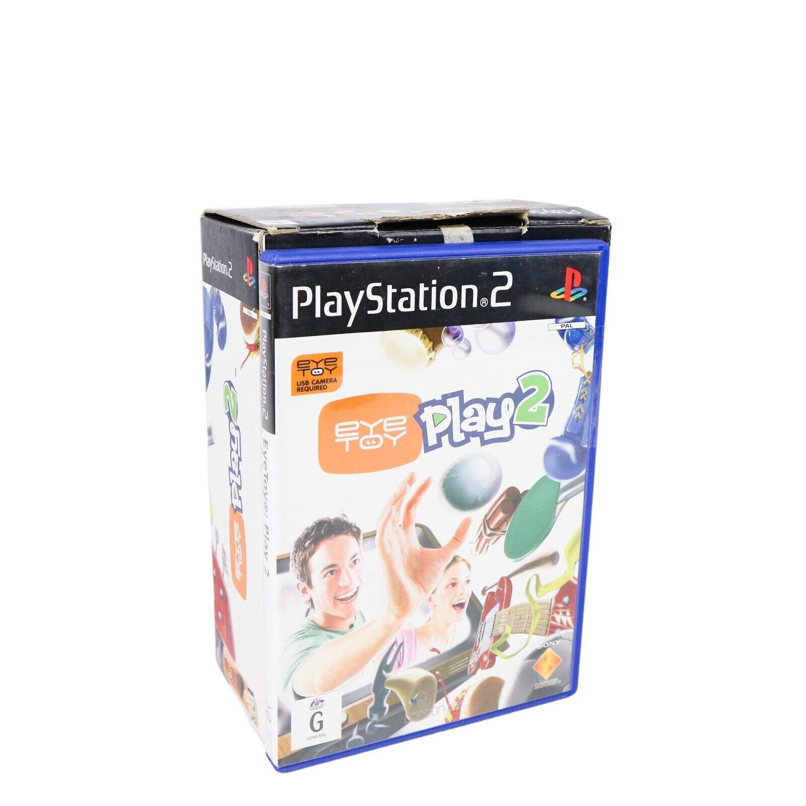 BOXED EyeToy Play 2 Camera + Game - Sony PlayStation PS2