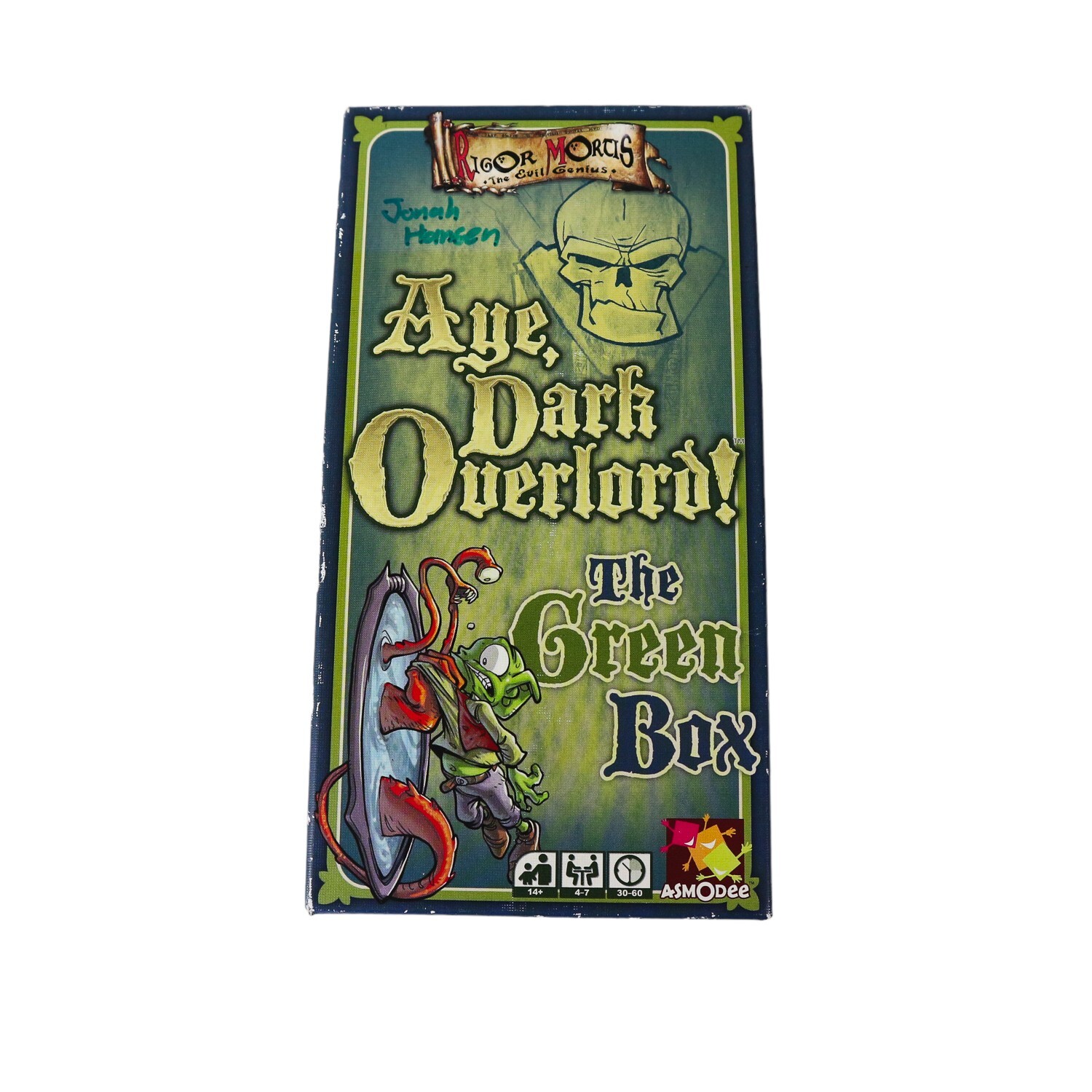 Pendragon Aye Dark Overlord The Green Box Board Game Ages 14 Years and Up