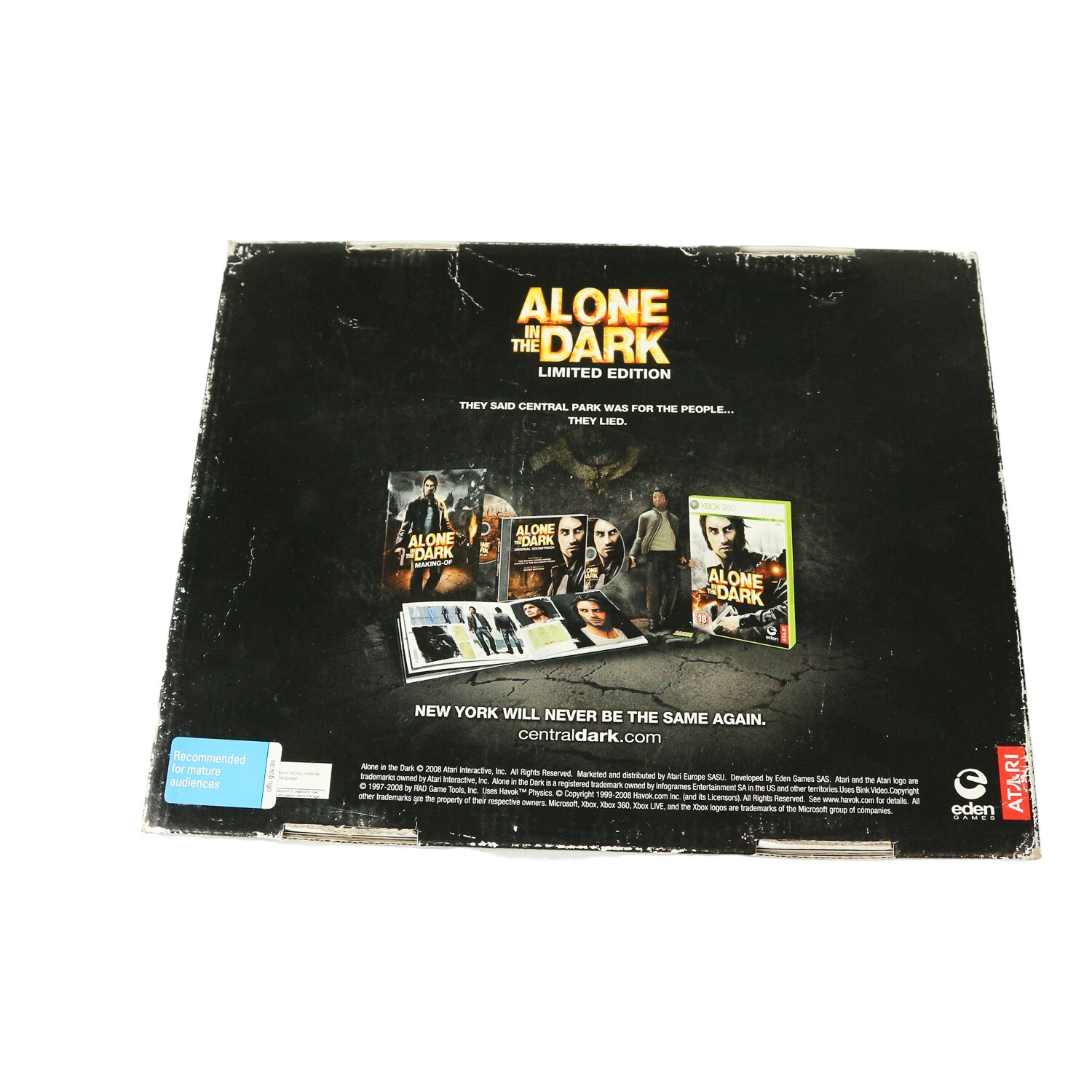 Alone In The Dark Limited Edition Xbox 360 inc Sound Track (Game not included) - Image 5