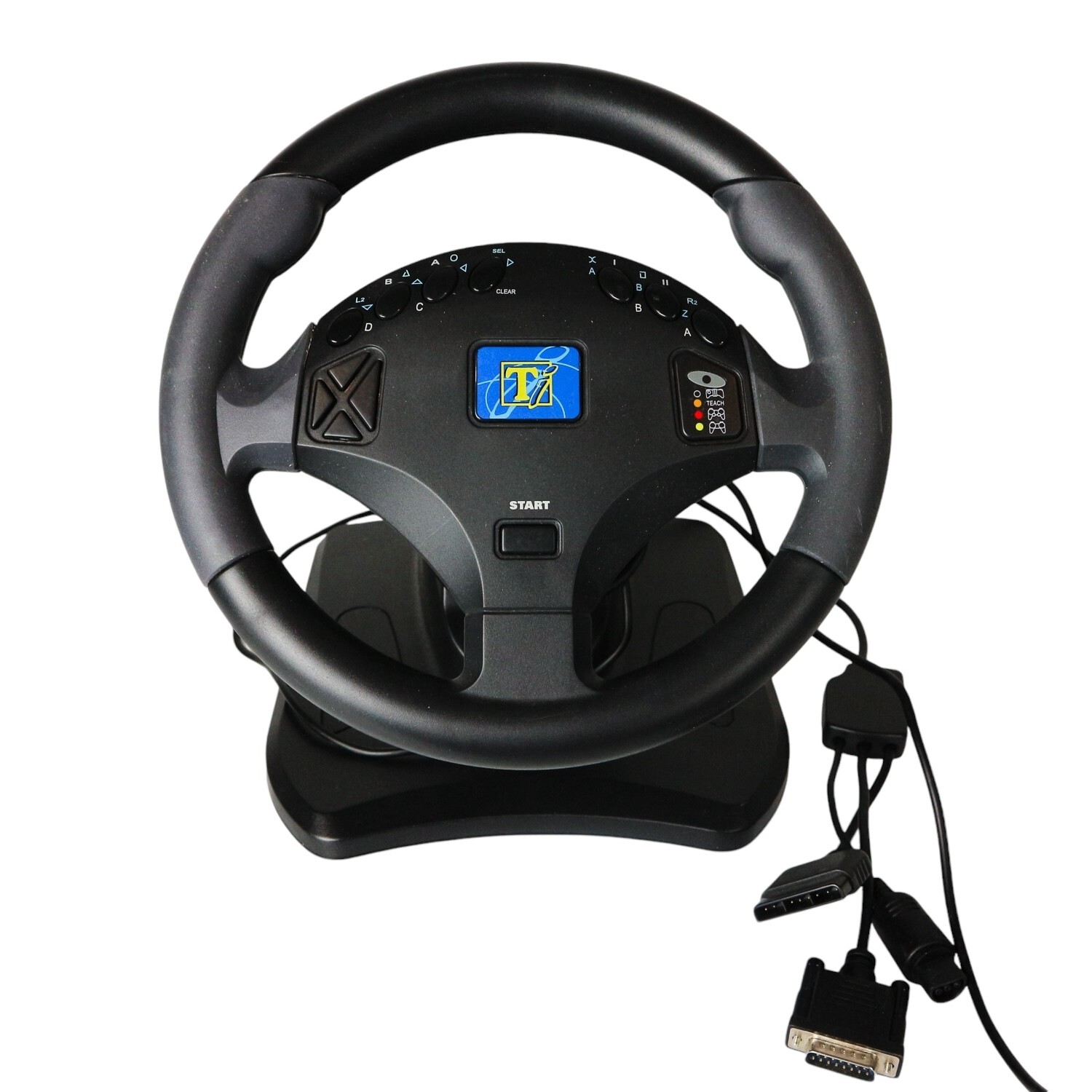 Twin Turbo Racing Wheel + Shifter + hand brake for PSX, PC & Nintendo 64 - Image 2