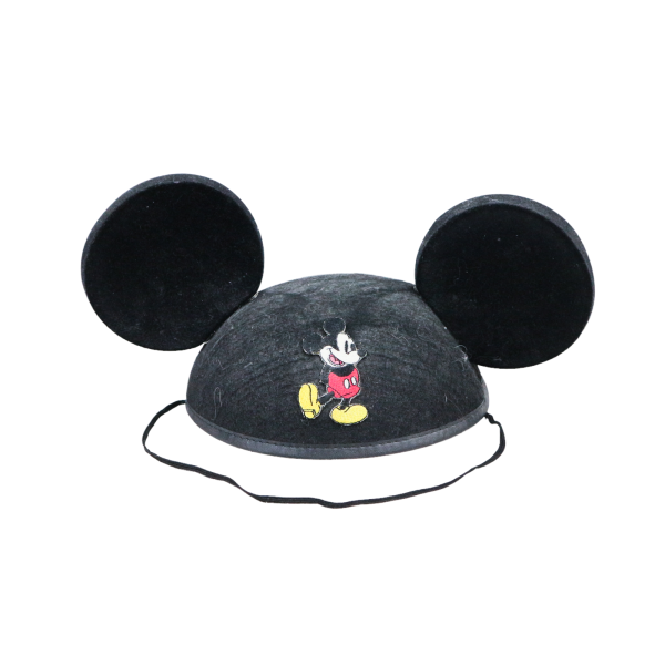 Disney Mickey Mouse Ears Hat Kids Junior Chin Strap Used - photo 1
