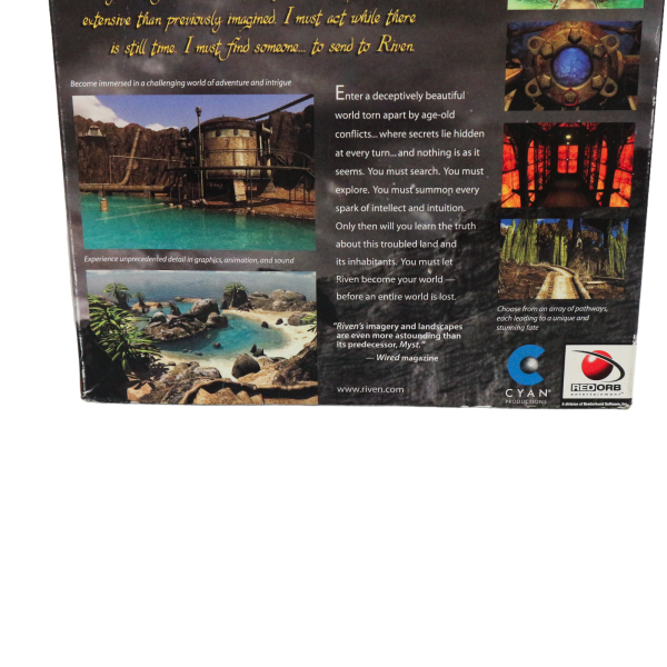 Cyan Riven The Sequel To Myst PC CD-ROM Big Box Used Very Good - photo 7