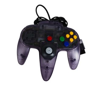 Genuine Clear Atomic Purple Nintendo 64 N64 Controller - tested and working