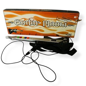 Guitar Mania Wireless Shredder Guitar w Box Controller Adj Strap PS2 Compatible