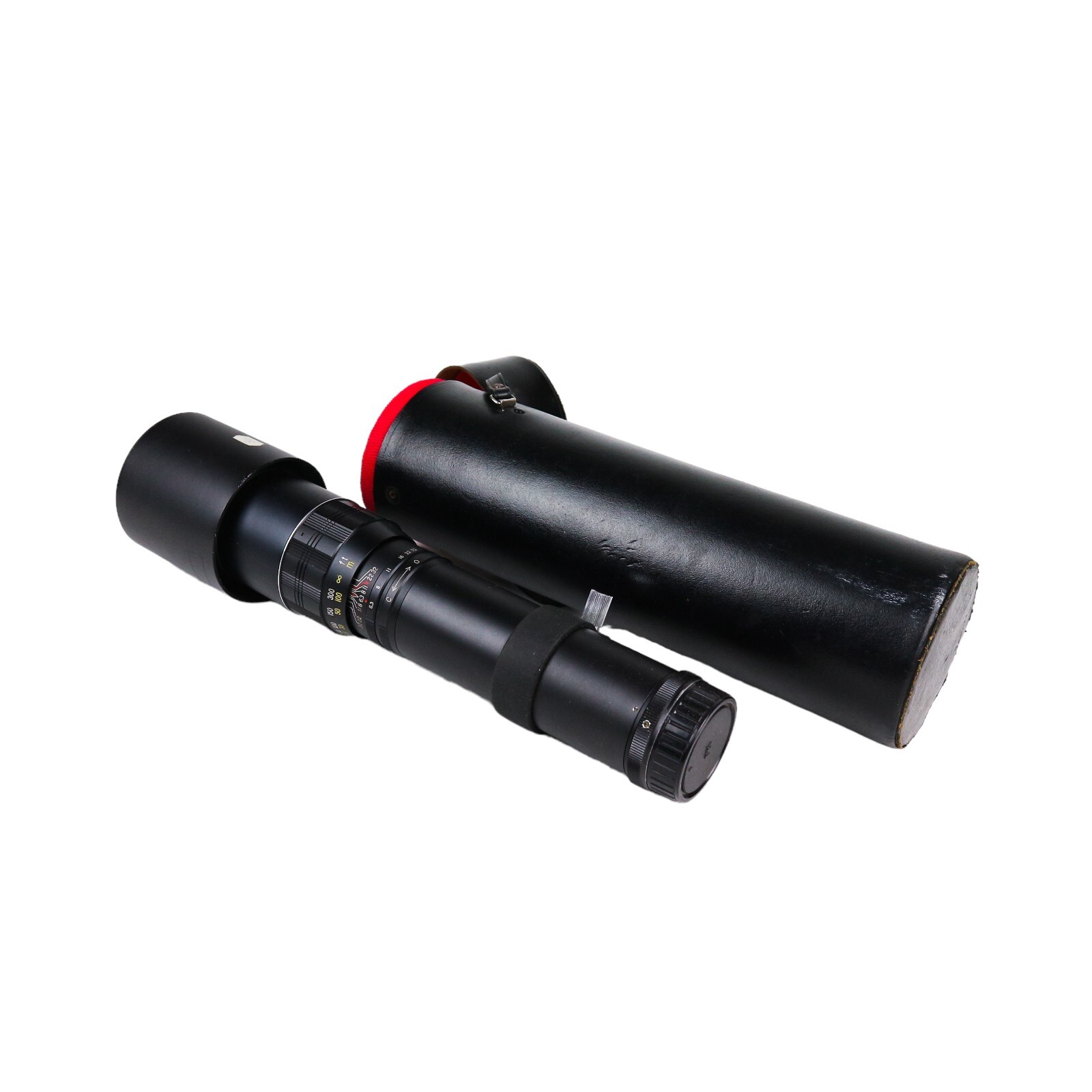 Promura 1:6.3 400mm Lens Screw Mount For Fujica Fuji + Leather Case + Hood - Image 6