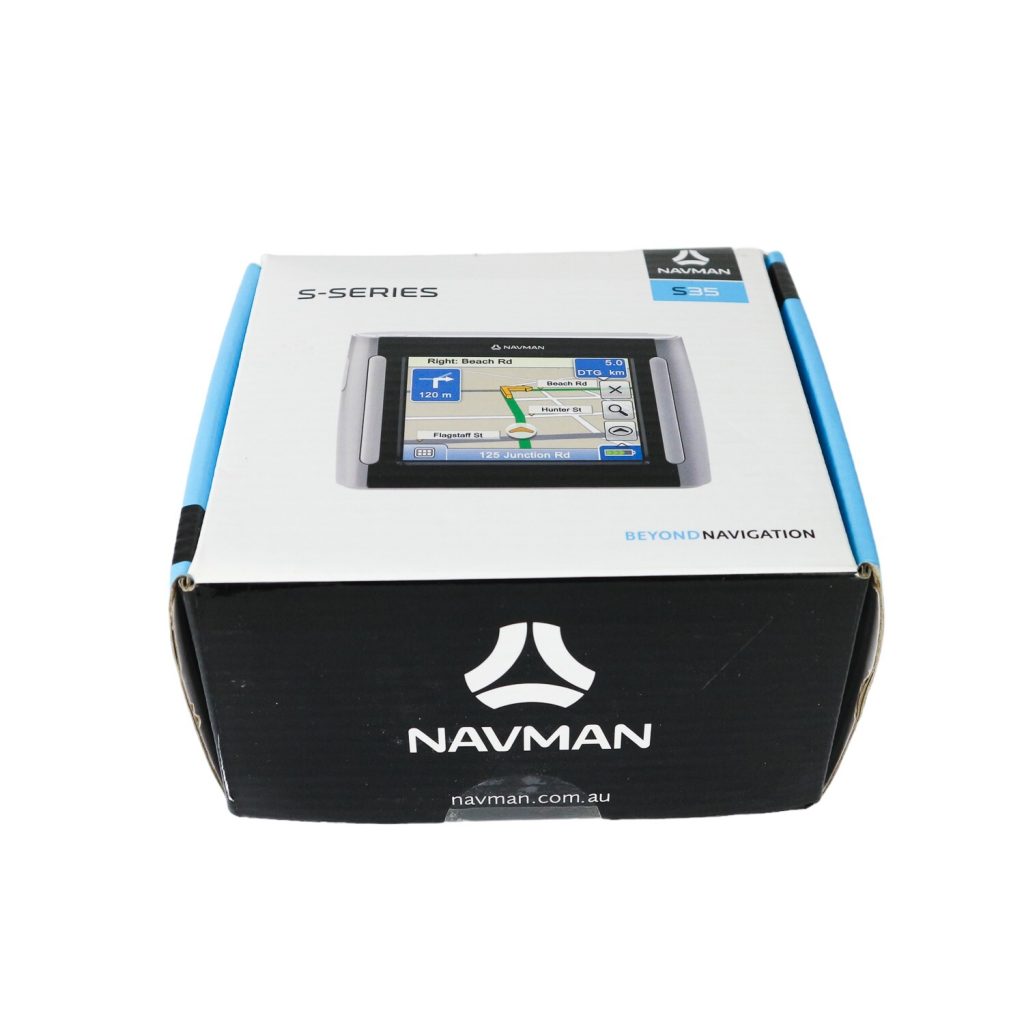 BOXED NAVMAN S35 (N206) GPS Automotive GPS - AS IS - Needs new battery