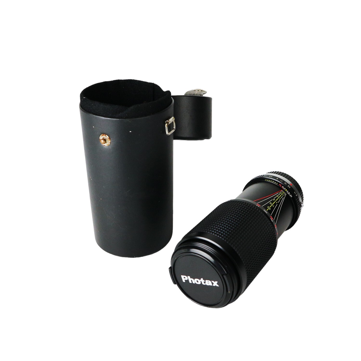 Photax MC 80-205mm 1:4.5mm Lens with Leather Pouch