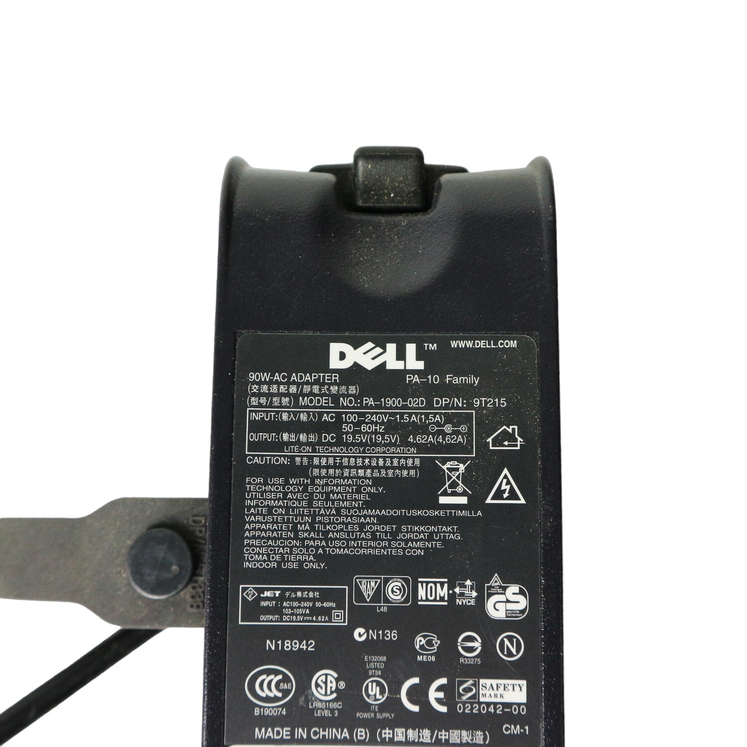 Dell 90W Ac Adapter PA-1900-02D - Image 6
