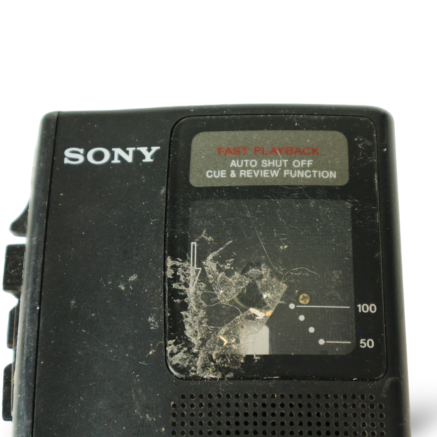Sony cassette corder TCM-S63 player untested damaged parts or repairs only - Image 2