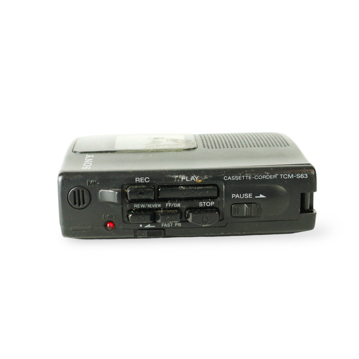 Sony cassette corder TCM-S63 player untested damaged parts or repairs only - Image 6