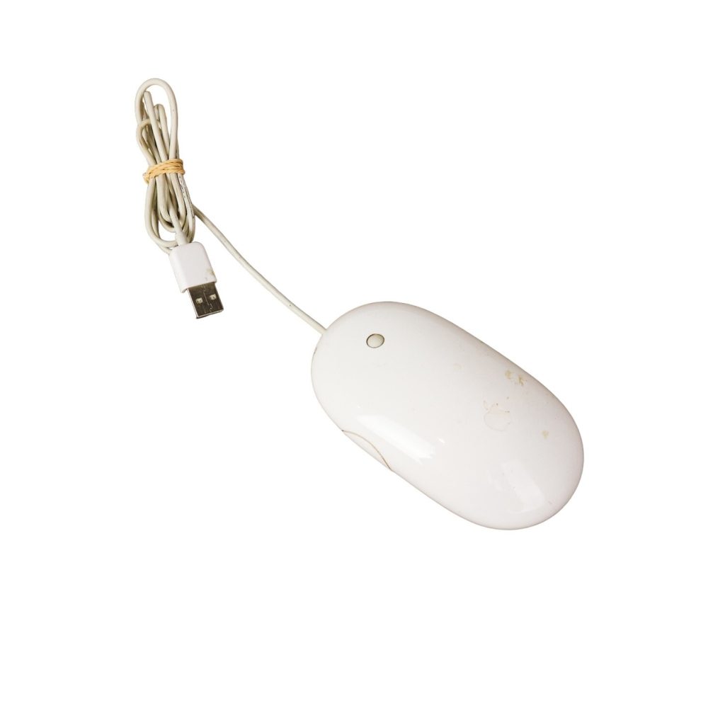 Apple A1152 USB Wired Mighty Mouse - Tested & Working
