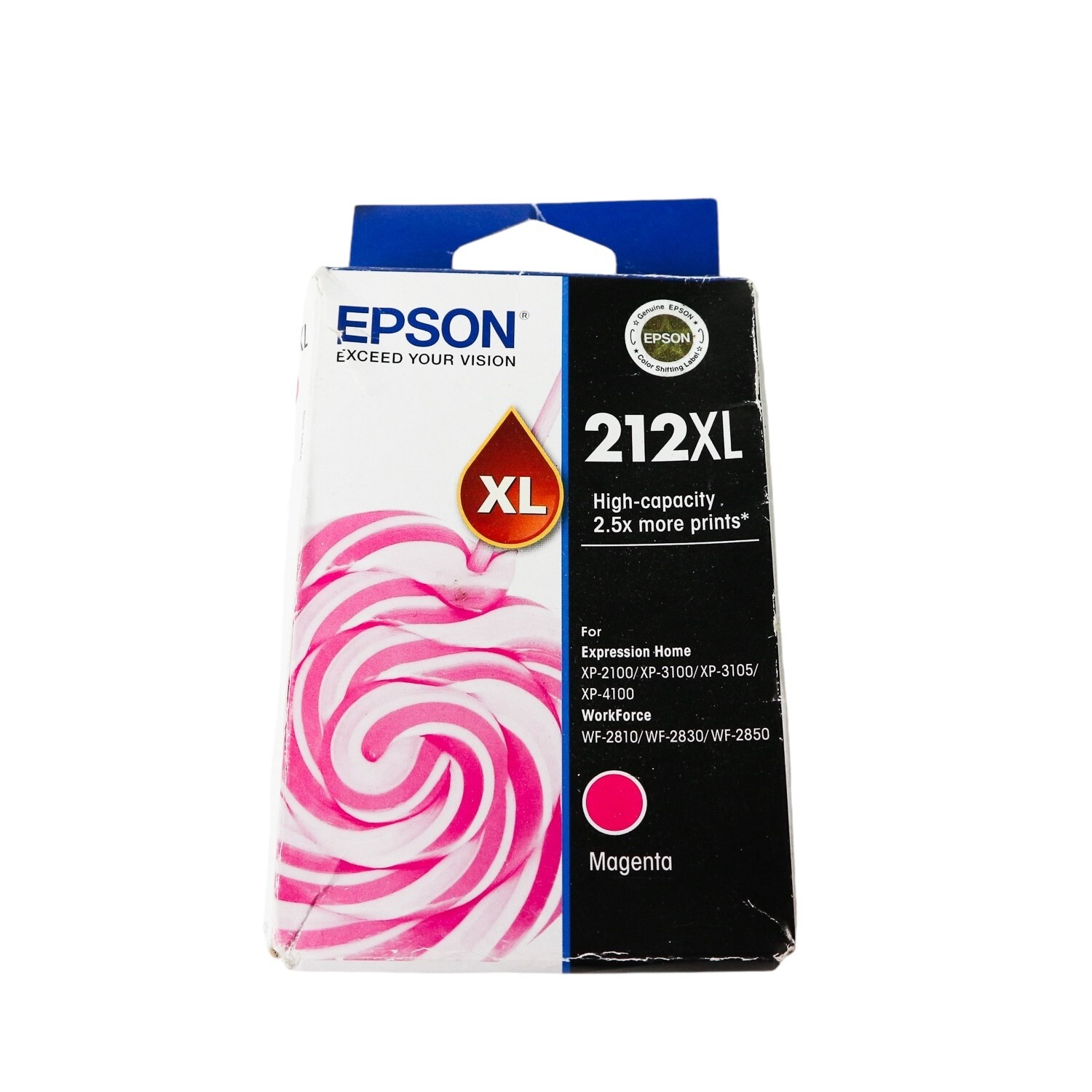 GENUINE Original Epson 212XL Magenta Ink Cartridge Toner - Expired