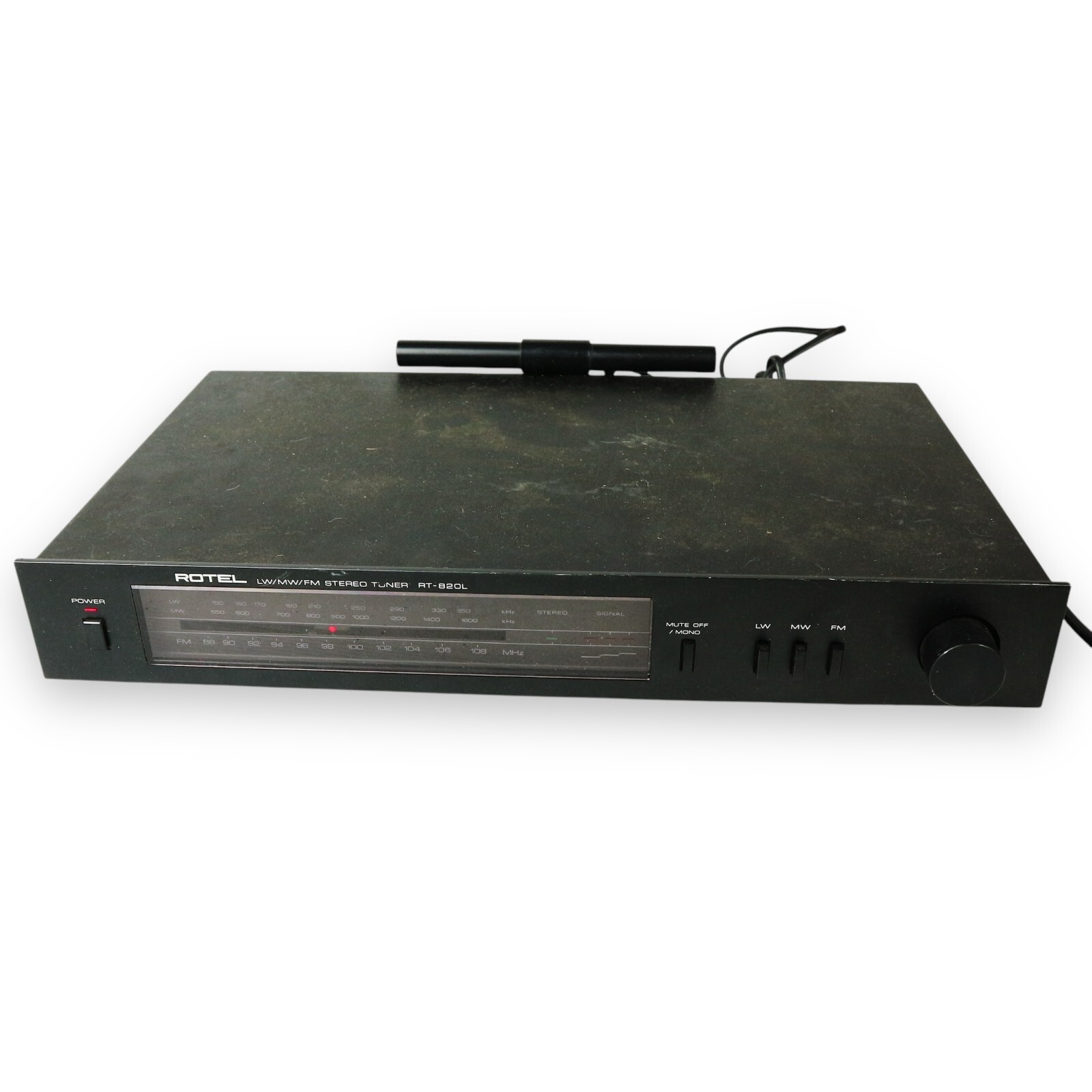 Rotel RT-820L AM/FM Stereo Tuner Component - Vintage Japan