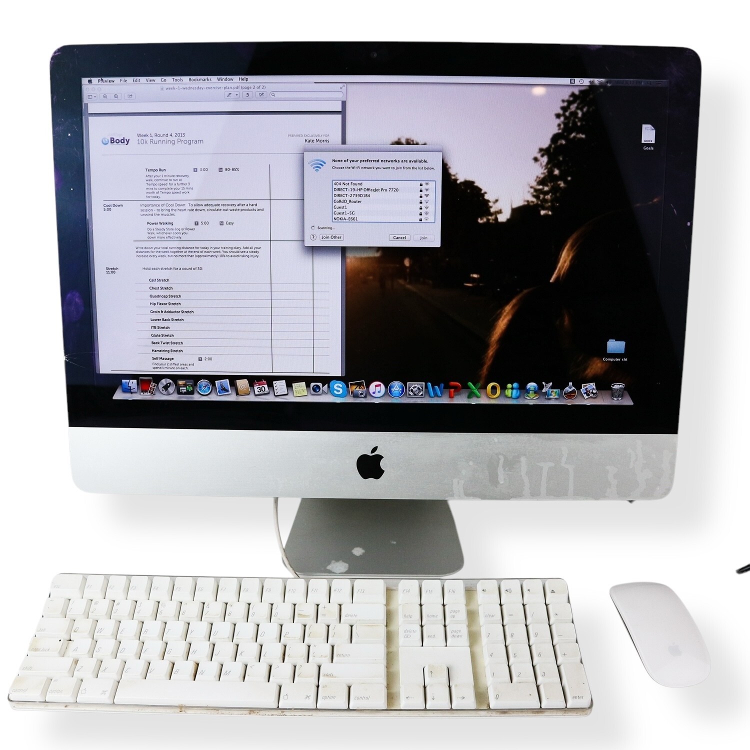 Apple iMac 21.5" 2012, i5 2.7GHz 8GB Ram + wired keyboard + wireless mouse - Image 2