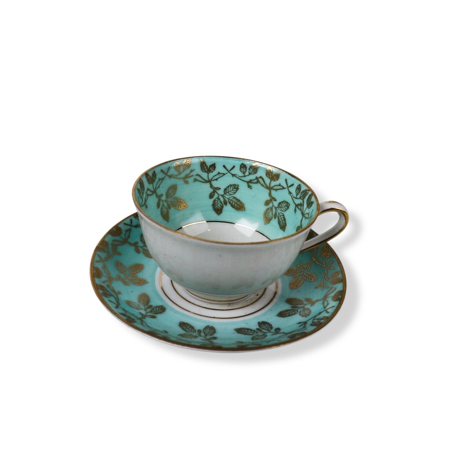 2x Bavaria Demitasse Cup & Saucer Kronach Porcelain West Germany - Image 2