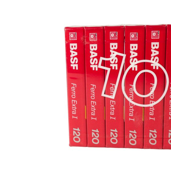 BASF Ferro Extra I 120 Type I Blank Cassettes x10 Germany Sealed - photo 2
