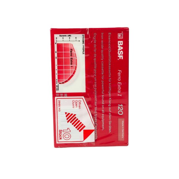 BASF Ferro Extra I 120 Type I Blank Cassettes x10 Germany Sealed - photo 5