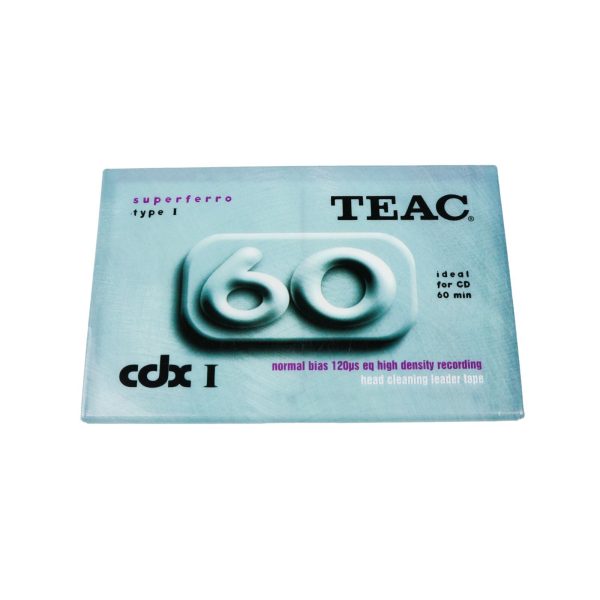 Teac Cdx I 60 & Tdk D60 Type I Blank Audio Cassettes Lot Used - photo 3