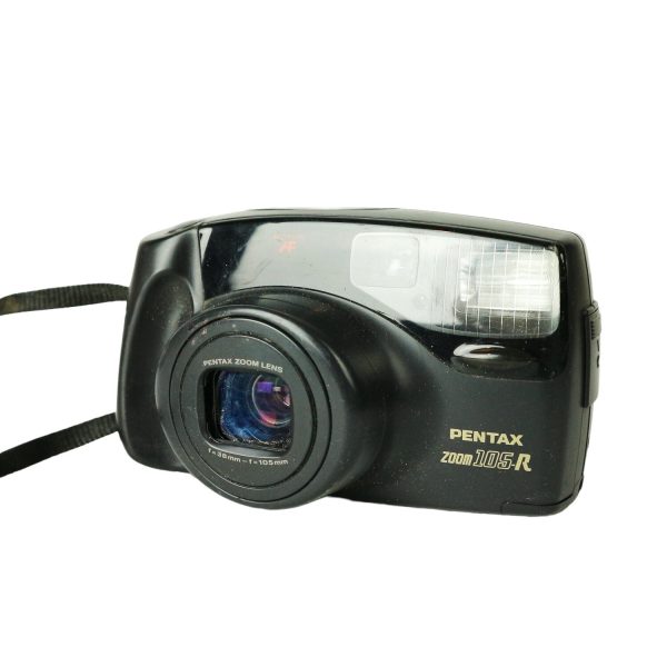 Pentax Zoom 105-R 35mm Point & Shoot Film Camera Untested As-Is - photo 1