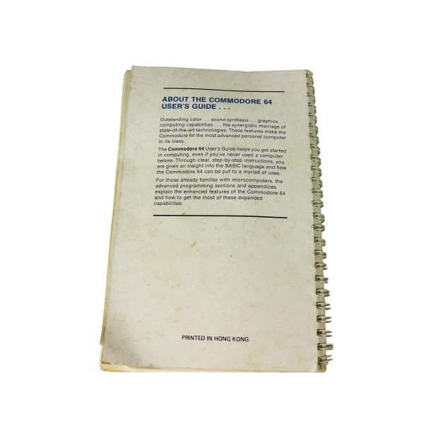 Commodore 64 Microcomputer User Manual Spiral Bound Used - photo 2