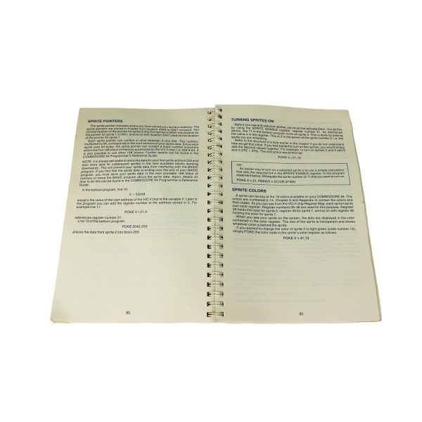 Commodore 64 Microcomputer User Manual Spiral Bound Used - photo 3