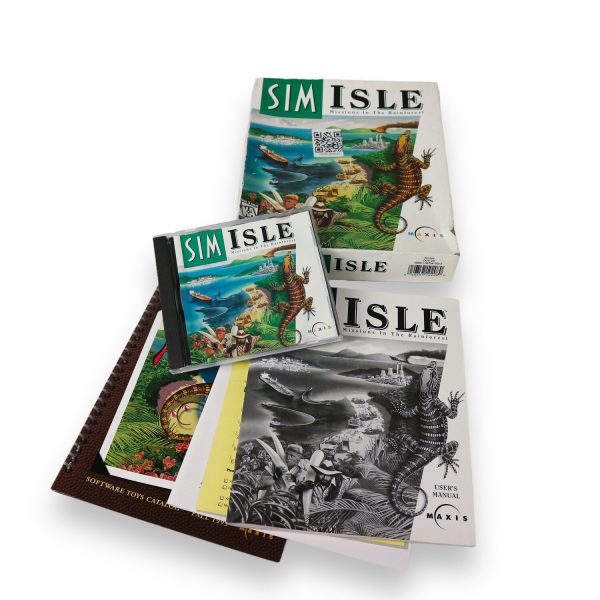 Maxis Sim Isle Missions In The Rainforest PC CD Small Box Good - photo 1