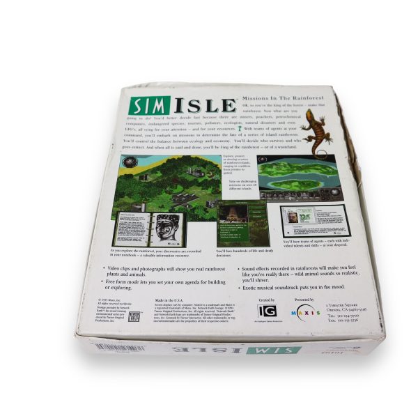 Maxis Sim Isle Missions In The Rainforest PC CD Small Box Good - photo 8