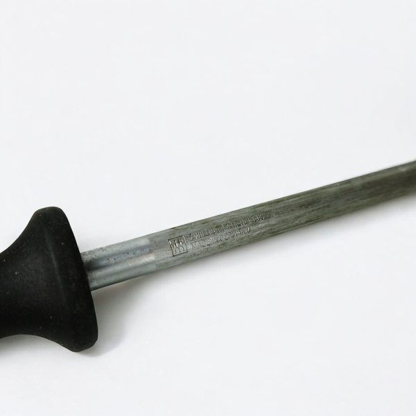 Zwilling J.A. Henckels 9" Sharpening Steel Honing Rod Used - photo 3