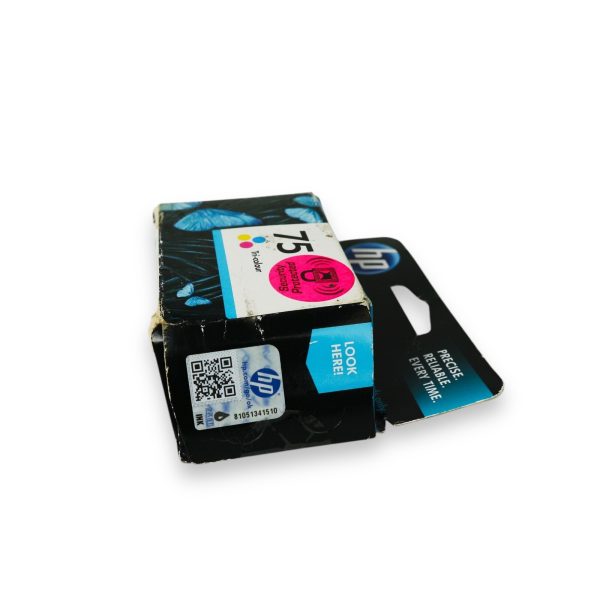 HP 75 Tri-Colour Ink Cartridge CB337WA Expired Boxed Used - photo 2