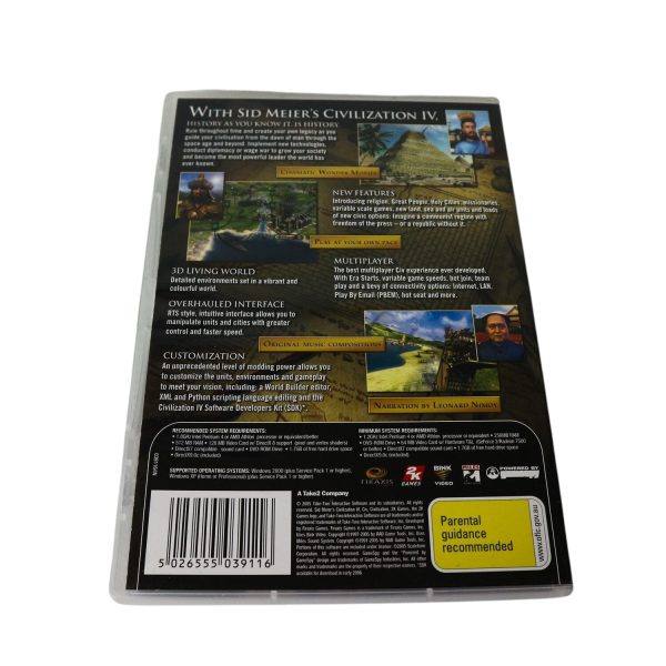 2K Sid Meier's Civilization IV PC DVD Complete Small Box Very Good - photo 3