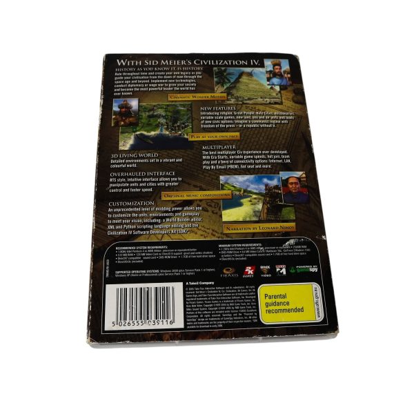 2K Sid Meier's Civilization IV PC DVD Complete Small Box Very Good - photo 7