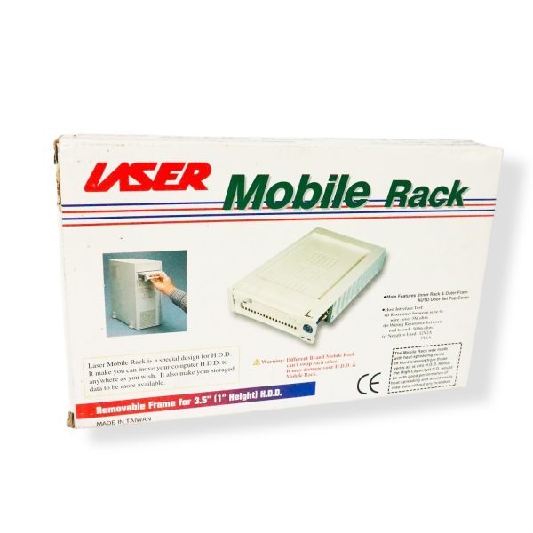 Laser Mobile Rack 3.5" HDD Removable Frame With Key Used - photo 6