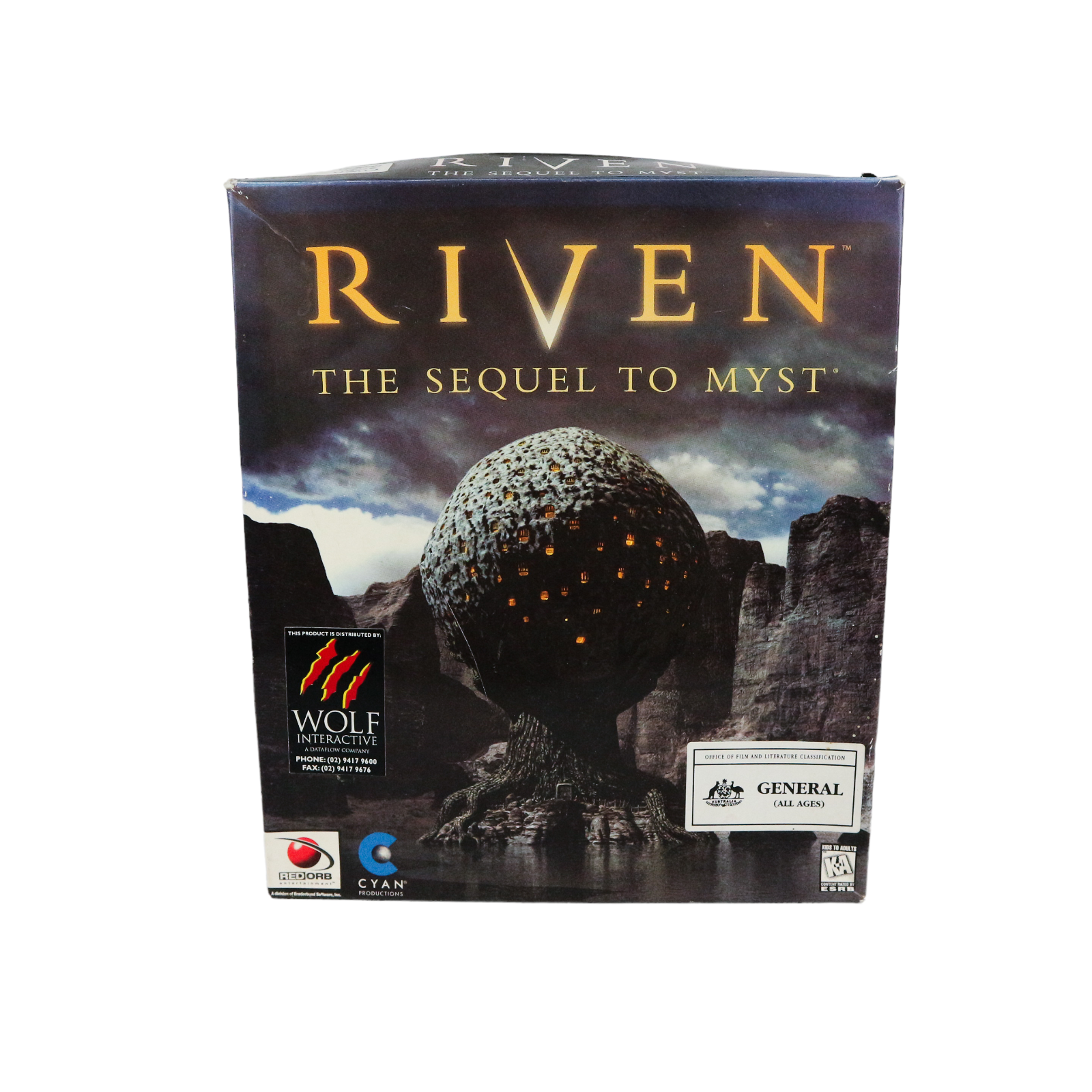 Riven: The Sequel to Myst PC CD Rom Game 1997, Big Box with Manual - Image 2
