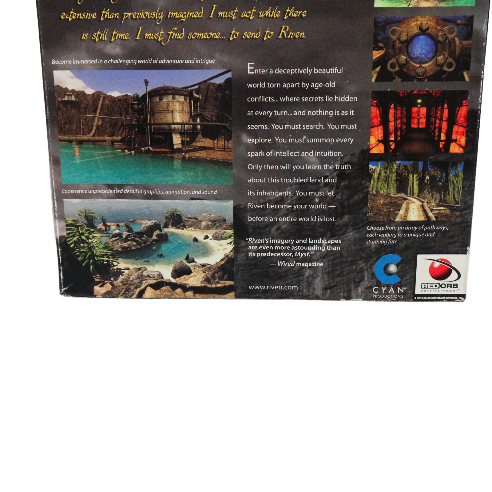Riven: The Sequel to Myst PC CD Rom Game 1997, Big Box with Manual - Image 7