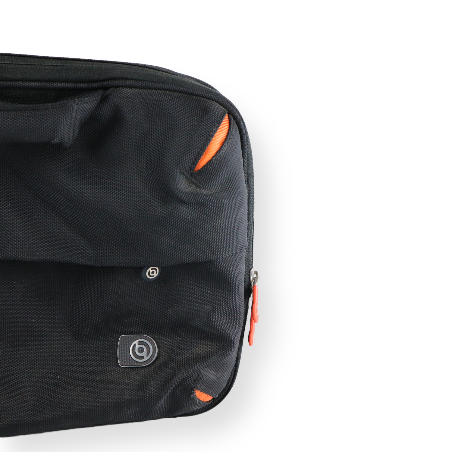 BOOQ LAPTOP / TABLET SHOULDER BAG - Black / Nylon Very Good Condition - Image 3