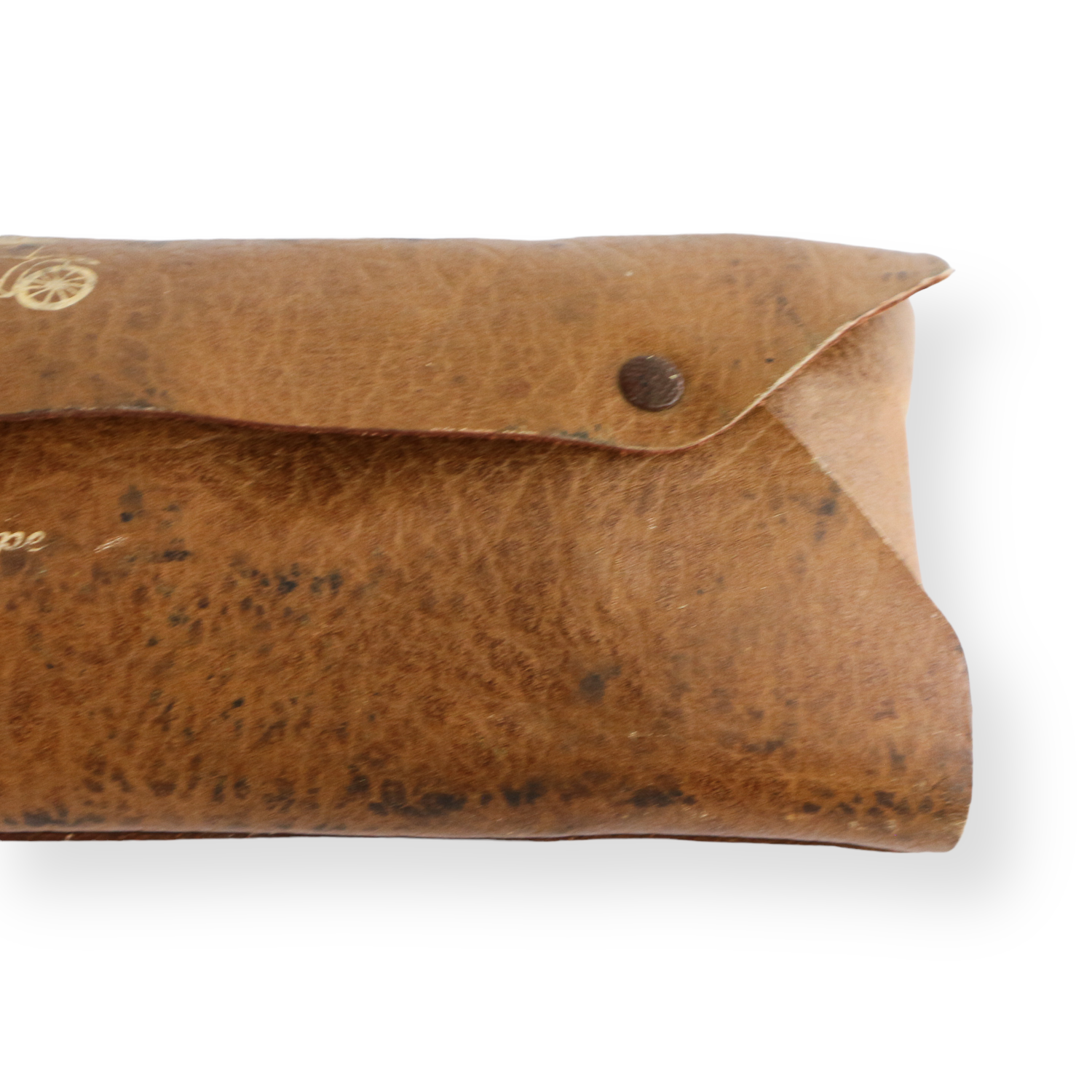 Antique (?) Tow Rope (unused) By Lancer Leather Craftsmen with Leather Pouch - Image 3