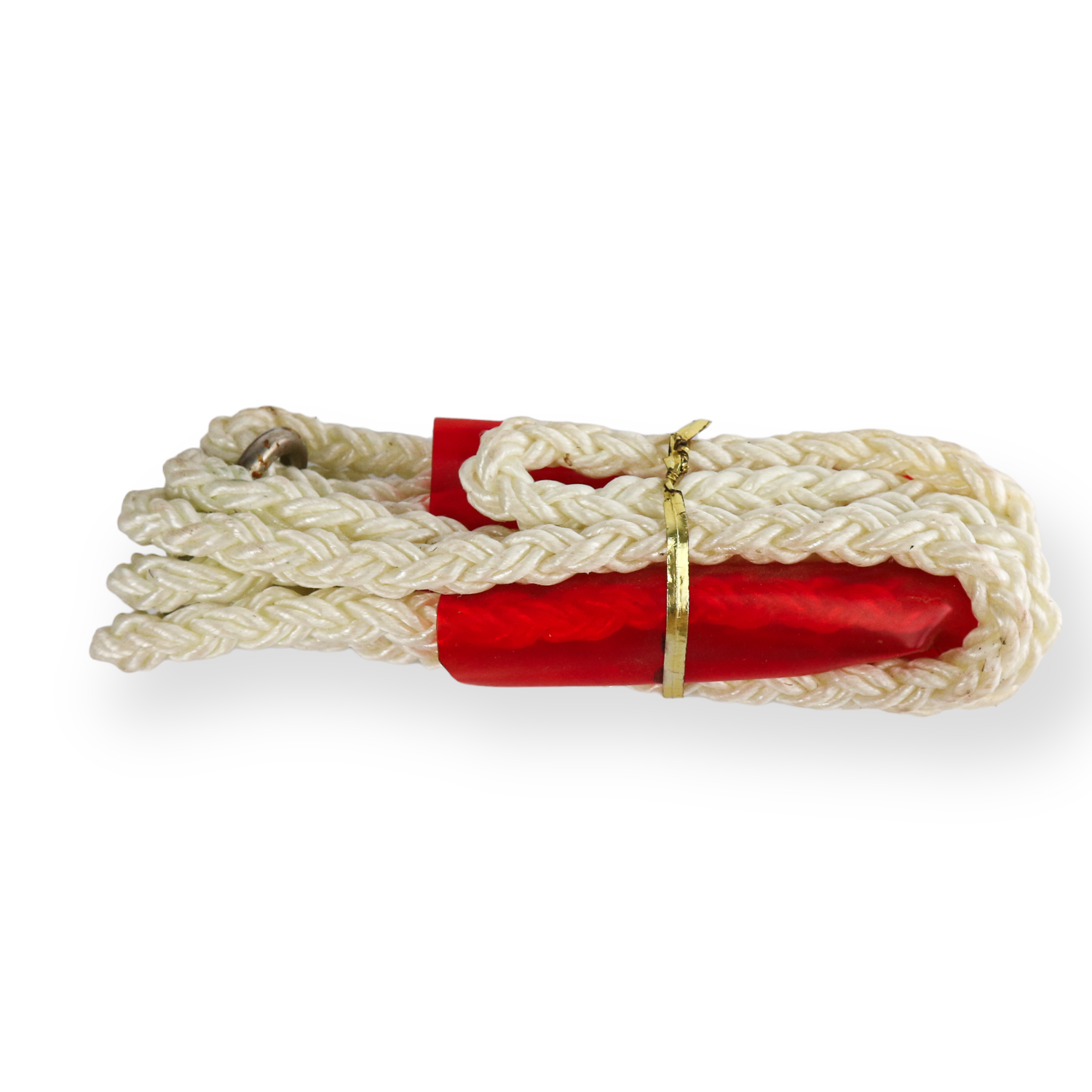 Antique (?) Tow Rope (unused) By Lancer Leather Craftsmen with Leather Pouch - Image 6