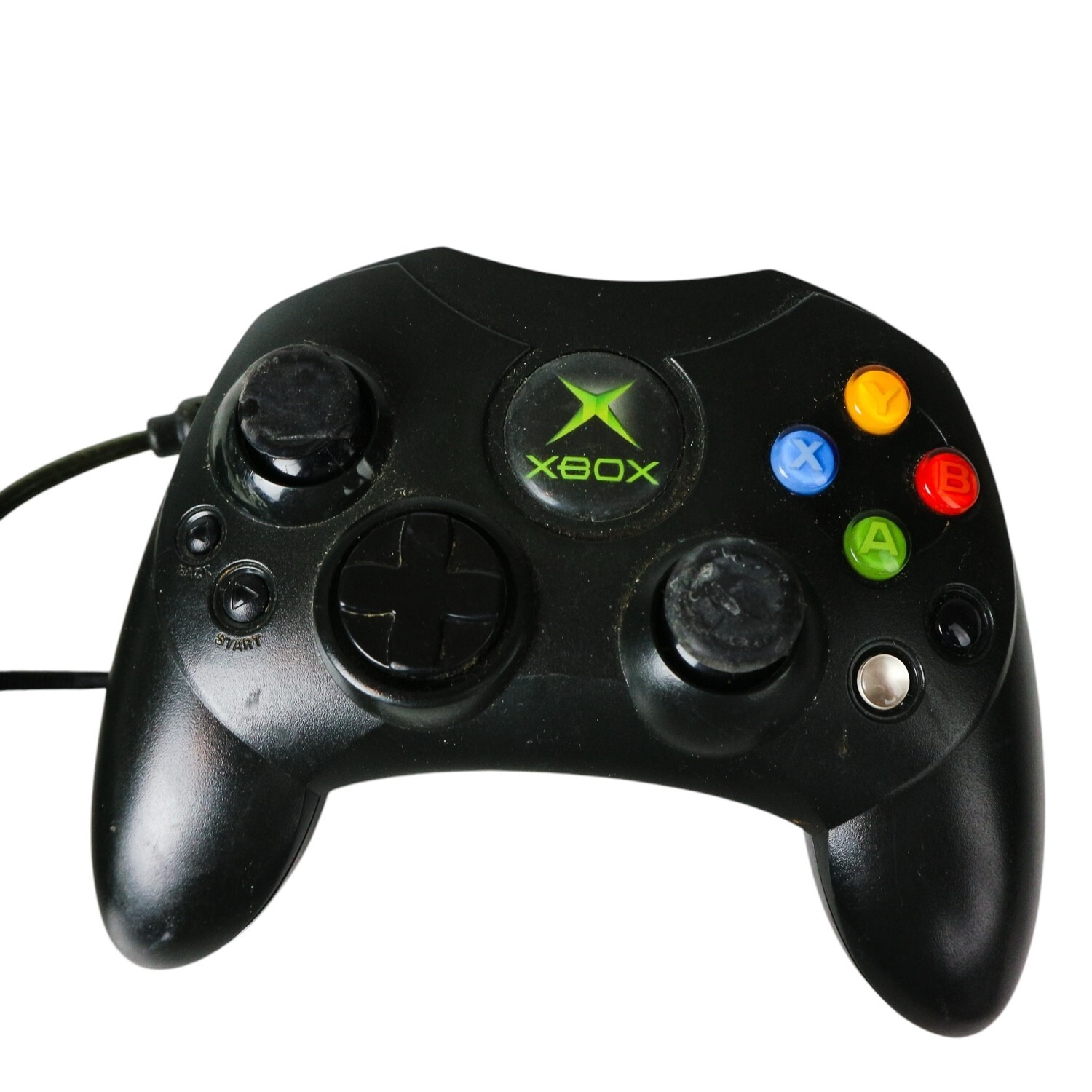 XBOX Controller S Genuine Microsoft X08-69873 Black Wired - Needs 1 Knob/ TESTED - Image 2