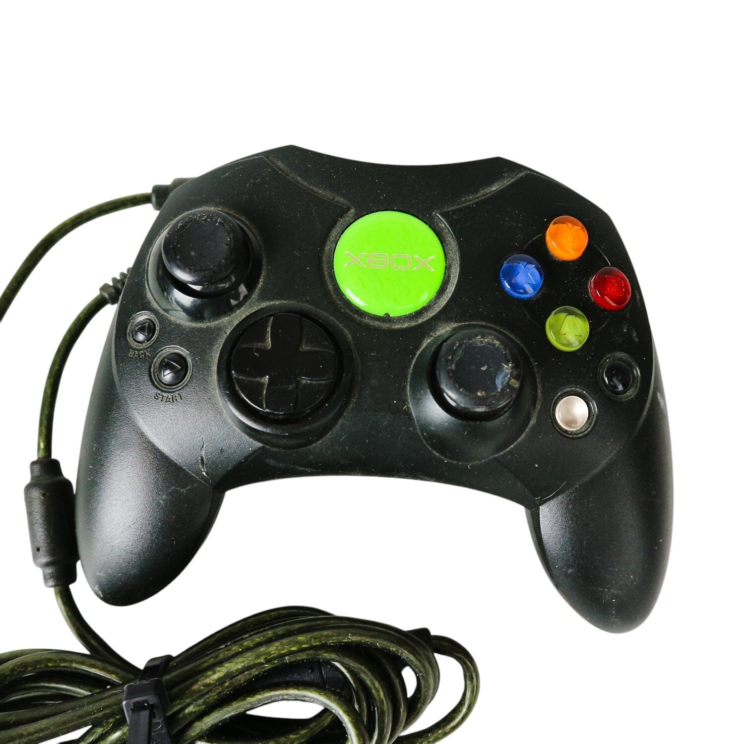 Xbox Controller Genuine Microsoft X08-19383 Black Wired Original Retro - 1st Gen - Image 2