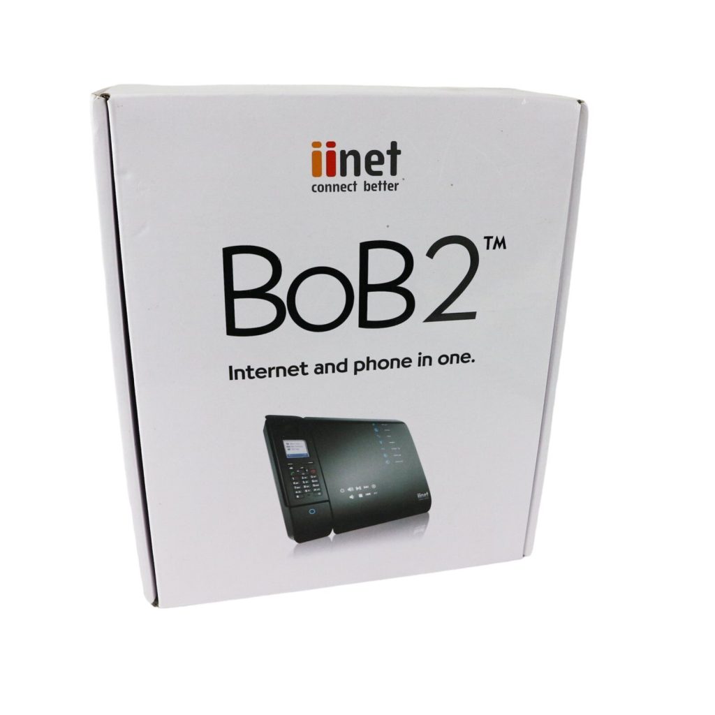IInet Bob2 Modem Router with Cordless Phone Handset