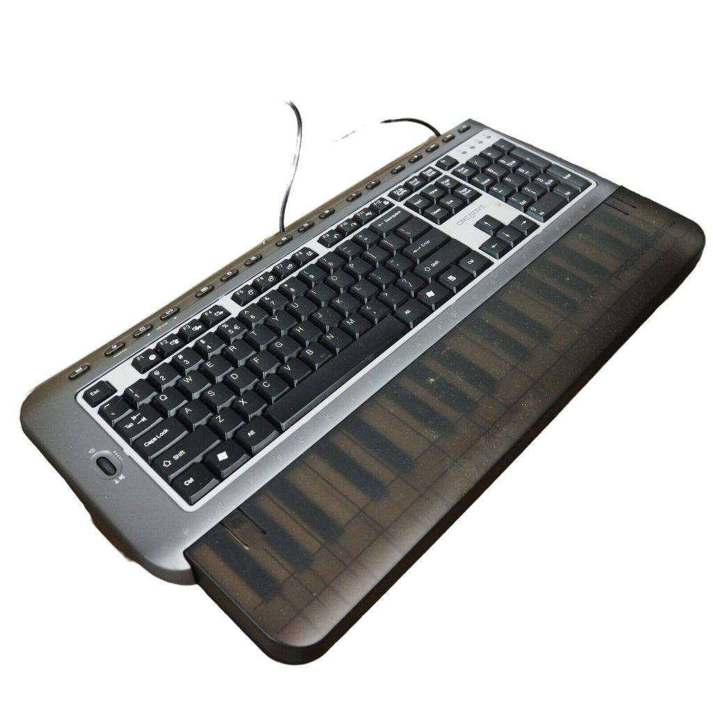 Creative Labs Prodikeys PC-MIDI CF0040 combo Music & QWERTY Keyboard USB - USED