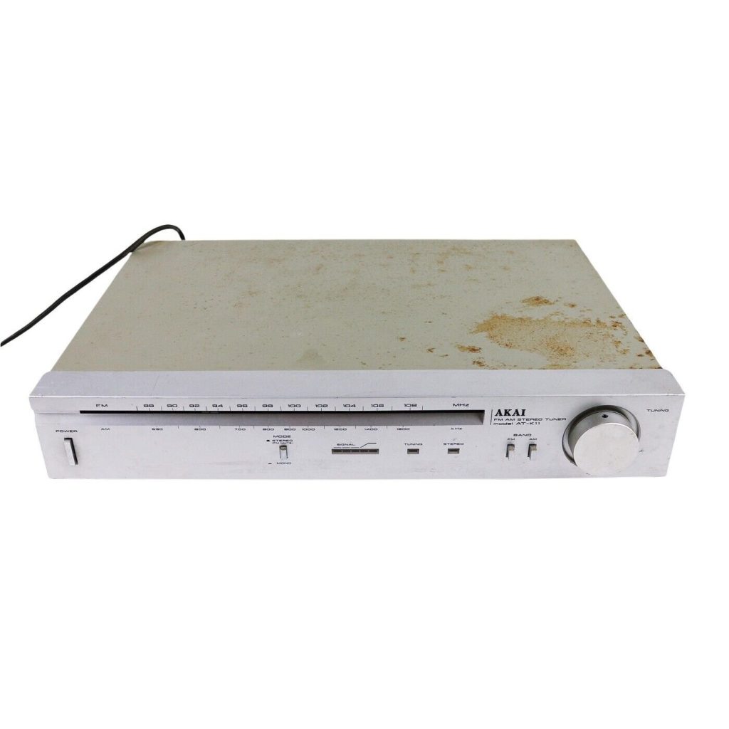 AKAI AT-K11 FM AM Stereo Tuner - Tested