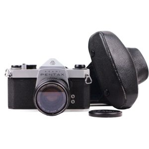 Pentax SP 1000 35mm SLR w/ SMC Takumar 50mm f2 & Leather Case